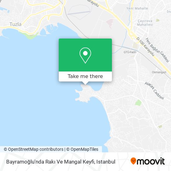 Bayramoğlu'nda Rakı Ve Mangal Keyfi map