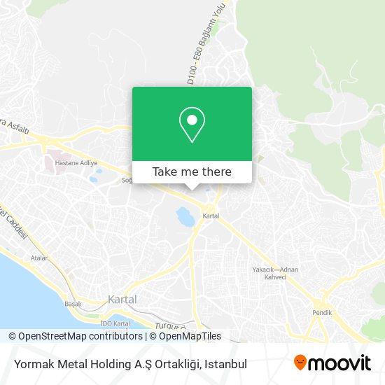 Yormak Metal Holding A.Ş Ortakliği map