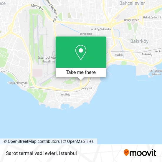 Sarot termal vadi evleri map