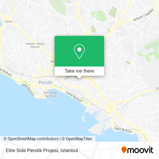 Elite Side Pendik Projesi map