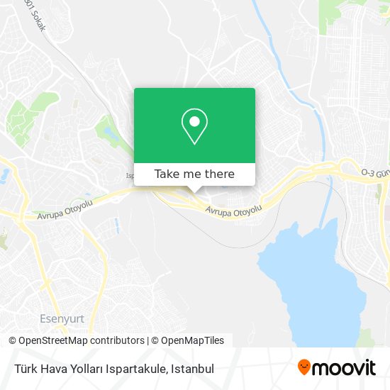 Türk Hava Yolları Ispartakule map