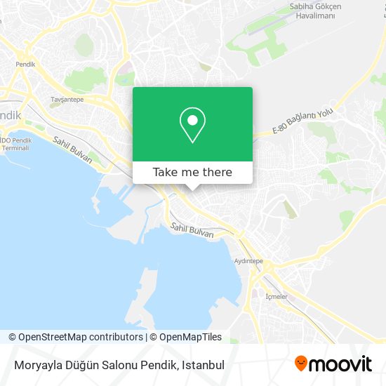 Moryayla Düğün Salonu Pendik map