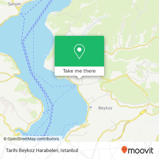 Tarihi Beykoz Harabeleri map