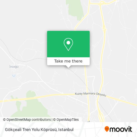 Gökçeali Tren Yolu Köprüsü map