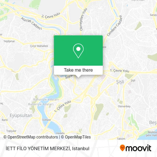 İETT FİLO YÖNETİM MERKEZİ map