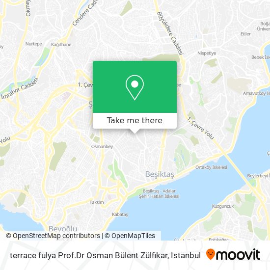 terrace fulya Prof.Dr Osman Bülent Zülfikar map