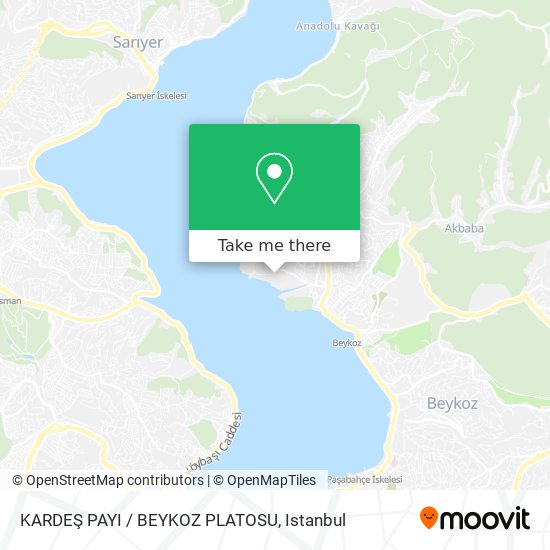 KARDEŞ PAYI / BEYKOZ PLATOSU map