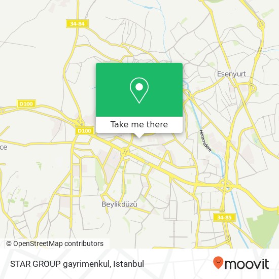 STAR GROUP gayrimenkul map