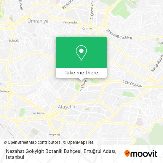 Nezahat Gökyiğit Botanik Bahçesi, Ertuğrul Adası map