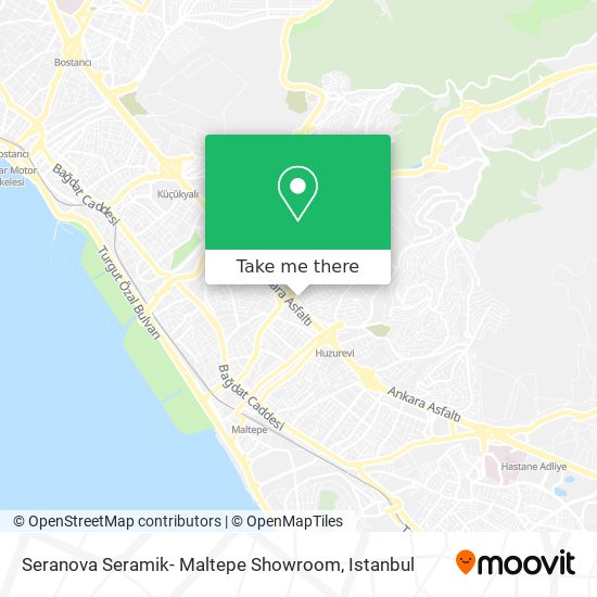 Seranova Seramik- Maltepe Showroom map