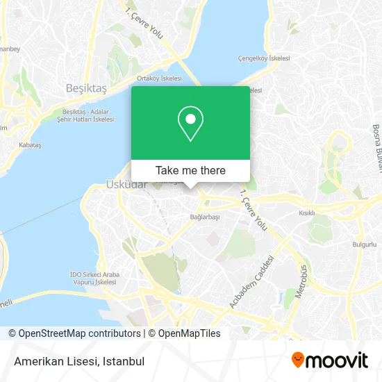 Amerikan Lisesi map