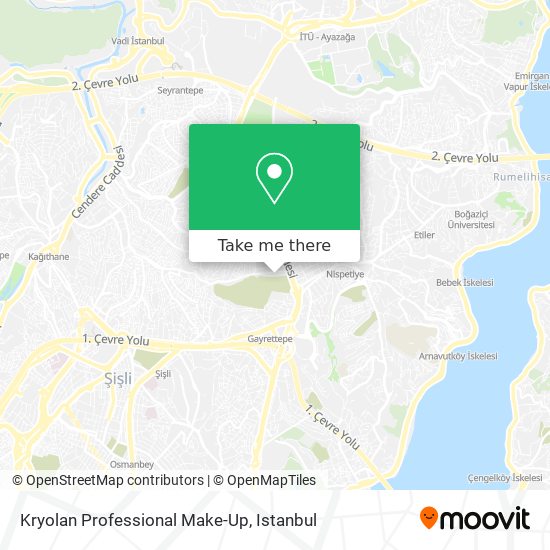 Kryolan Professional Make-Up map