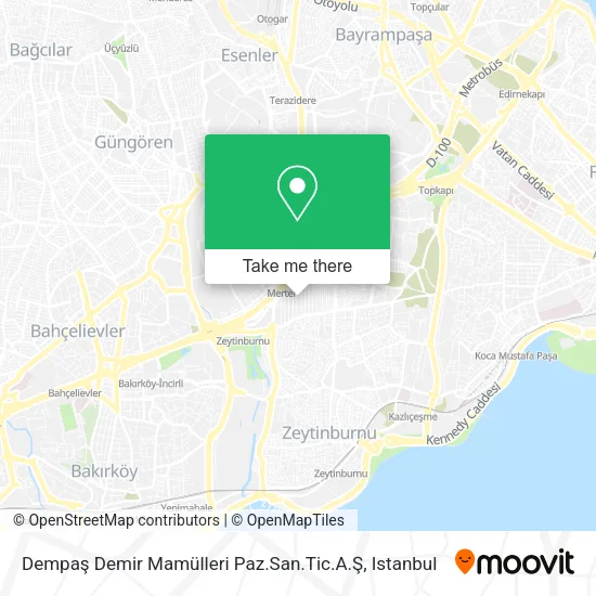 Dempaş Demir Mamülleri Paz.San.Tic.A.Ş map