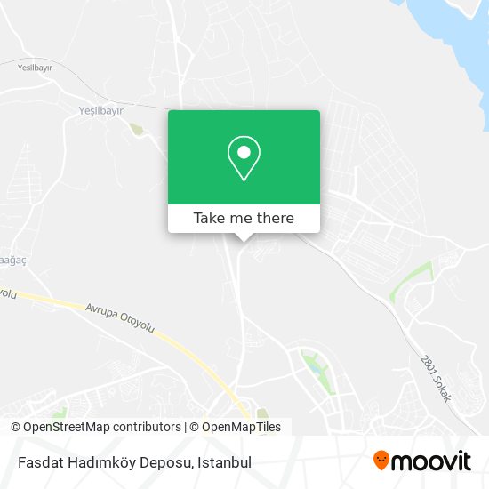 Fasdat Hadımköy Deposu map