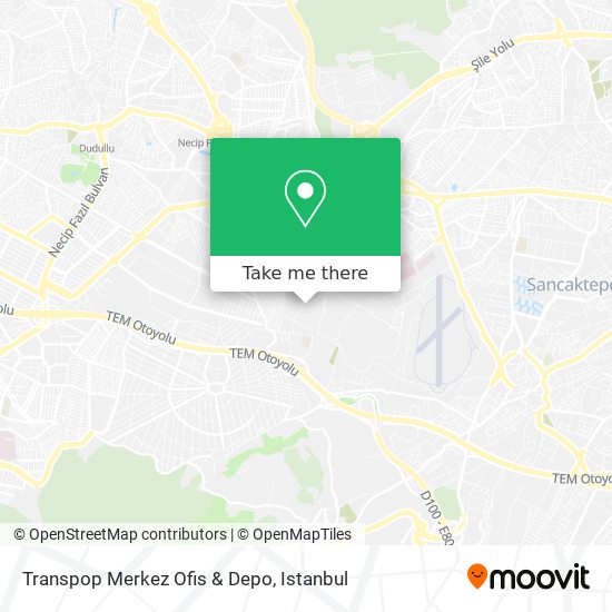 Transpop Merkez Ofis & Depo map