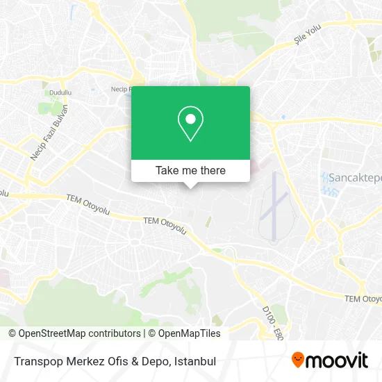 Transpop Merkez Ofis & Depo map