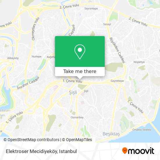 Elektroser Mecidiyeköy map