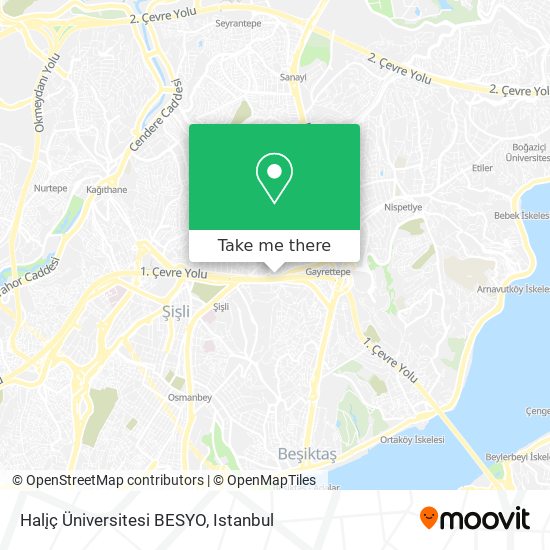 Halįç Üniversitesi BESYO map
