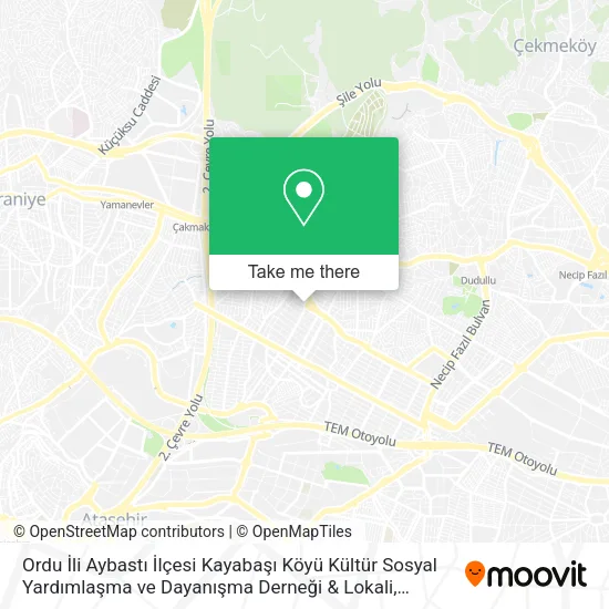 Ordu İli Aybastı İlçesi  Kayabaşı Köyü Kültür Sosyal Yardımlaşma ve Dayanışma Derneği & Lokali map