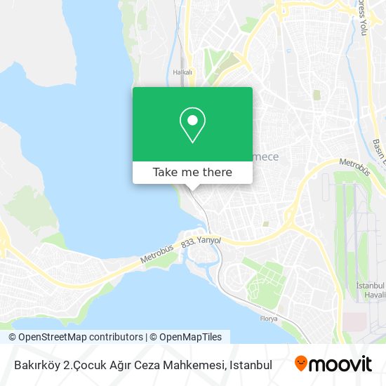 Bakırköy 2.Çocuk Ağır Ceza Mahkemesi map