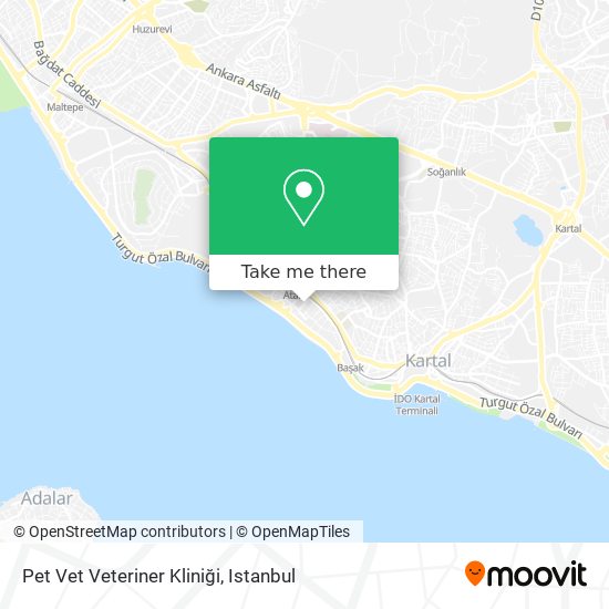 Pet Vet Veteriner Kliniği map