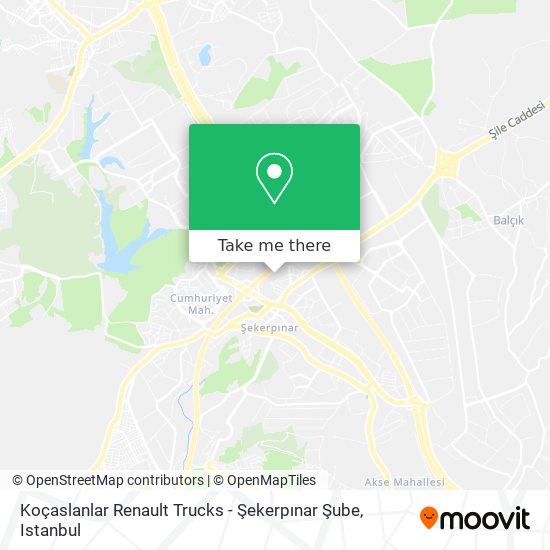 Koçaslanlar Renault Trucks - Şekerpınar Şube map