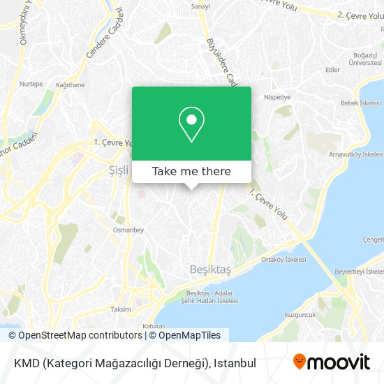 KMD (Kategori Mağazacılığı Derneği) map