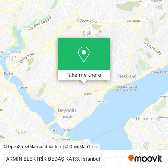 ARMİN ELEKTRİK BEDAŞ KAT:3 map