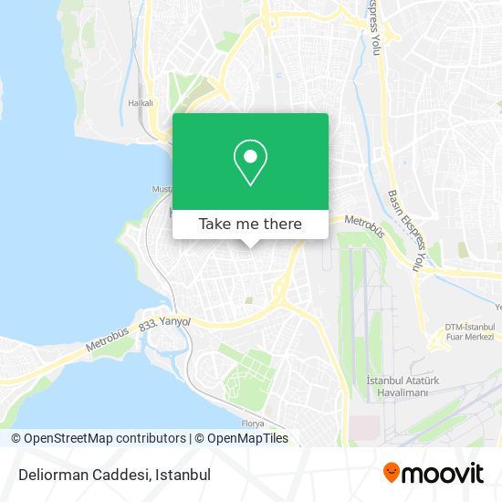 Deliorman Caddesi map