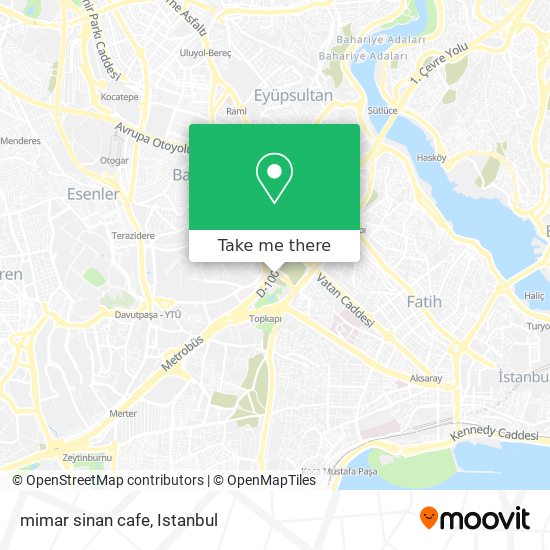 mimar sinan cafe map