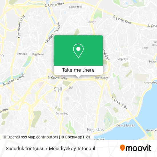 Susurluk tostçusu / Mecidiyeköy map