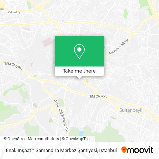Enak İnşaat™ Samandıra Merkez Şantiyesi map