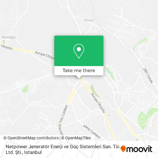 Netpower Jeneratör Enerji ve Güç Sistemleri San. Tic. Ltd. Şti. map