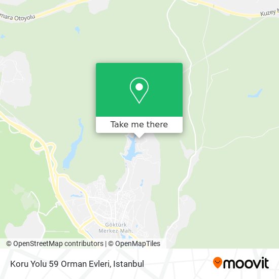 Koru Yolu 59 Orman Evleri map