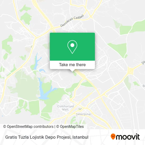 Gratis Tuzla Lojistik Depo Projesi map