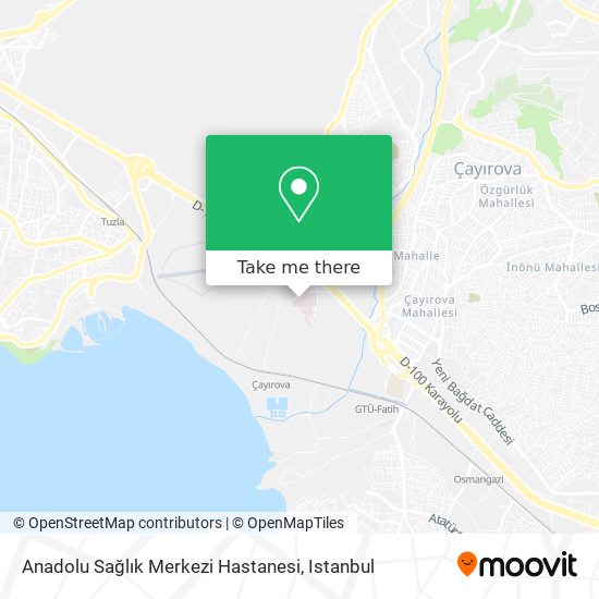 Anadolu Sağlık Merkezi Hastanesi map