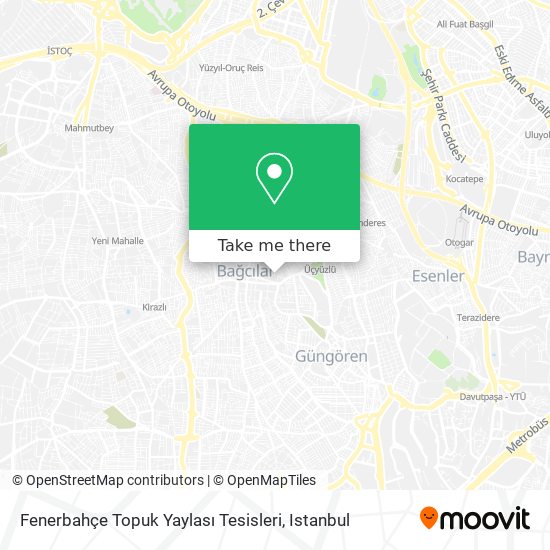 Fenerbahçe Topuk Yaylası Tesisleri map