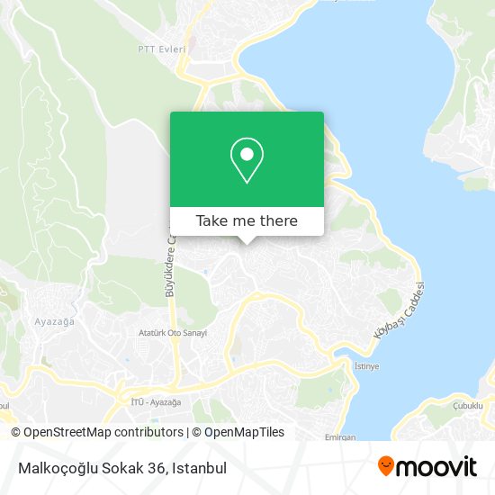 Malkoçoğlu Sokak 36 map