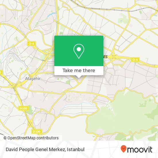 David People Genel Merkez map