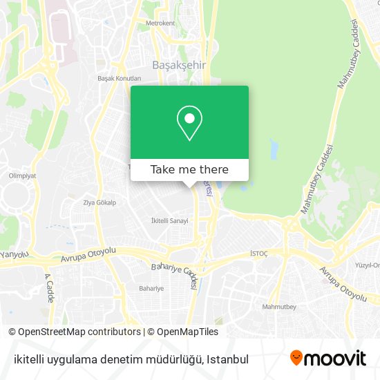 ikitelli uygulama denetim müdürlüğü map