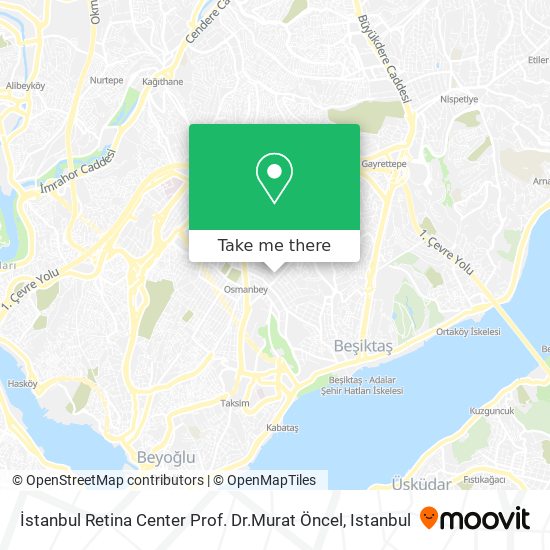 İstanbul Retina Center   Prof. Dr.Murat Öncel map