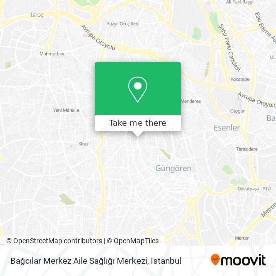 Bağcılar Merkez Aile Sağlığı Merkezi map