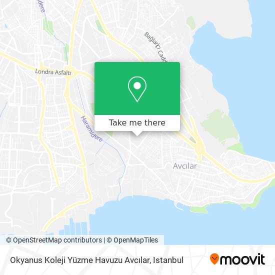 Okyanus Koleji Yüzme Havuzu Avcılar map