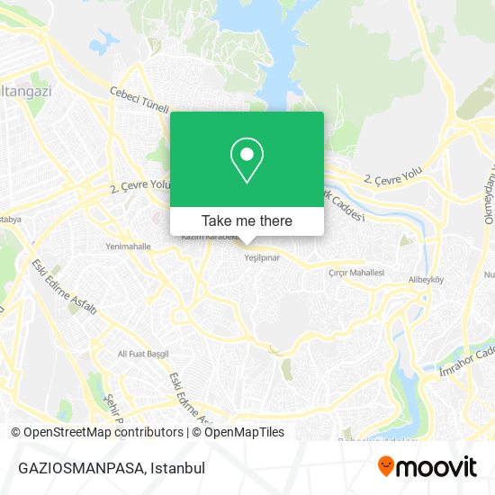 GAZIOSMANPASA map