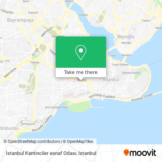 İstanbul Kantinciler esnaf Odası map