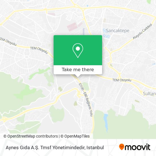 Aynes Gıda A.Ş.   Tmsf Yönetimindedir map