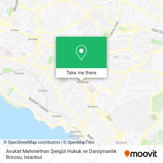 Avukat Mehmethan Şengül Hukuk ve Danışmanlık Bürosu map