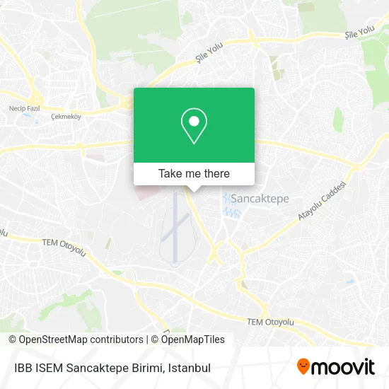 IBB ISEM Sancaktepe Birimi map