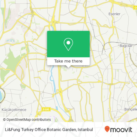 Li&Fung Turkey Office Botanic Garden map