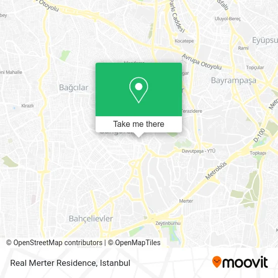 Real Merter Residence map